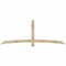 Ekena Millwork Bellingham Rough Sawn Timber Gable Bracket, Douglas Fir, 96"W x 36"H x 4"D x 4"F, 9/12 Pitch GBW096X36X0404BEL00RDF - alternate 1